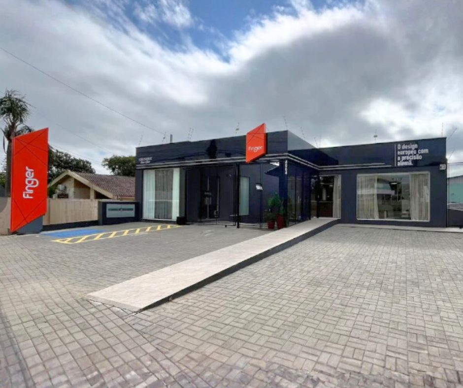Fachada da loja Grenoble Finger em Santa Maria